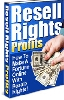 Thumbnail Resell Rights Profits