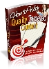 Thumbnail How to Write Quality Targeted Content Thumbnail How to Write Quality Targeted Content