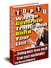 Product picture Top 10 Ways to Generate Traffic and Build Your List