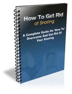 Product picture How to Get Rid of Snoring