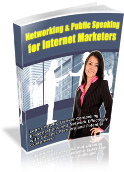 Product picture Networking & Public Speaking for Internet Marketers