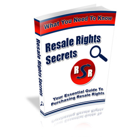 Product picture Resale Rights Secrets