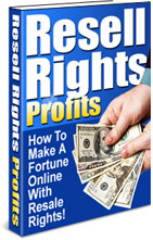 Product picture Resell Rights Profits