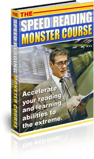 Product picture The Speed Reading Monster Course