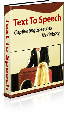Product picture Text To Speech: Captivating Speeches Made Easy