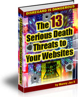 Product picture The 13 Serious Death Threats to Your Websites