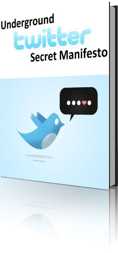 Product picture Underground Secret Twitter Manifesto