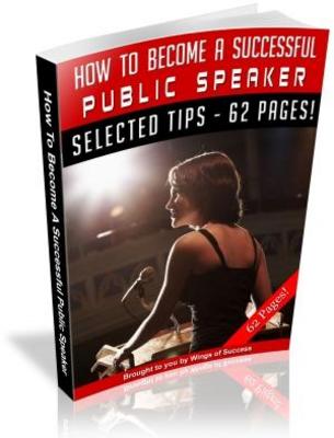 Product picture How To Become A Successful Public Speaker