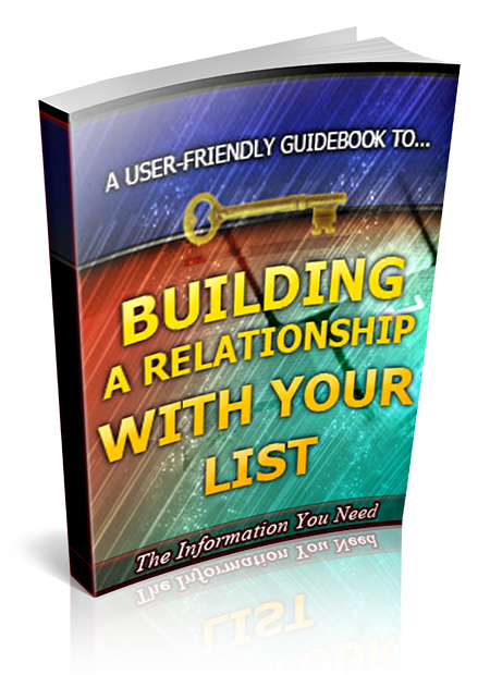 Product picture Building a Relationship With Your List