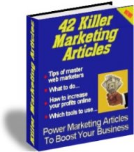 Product picture 42 Killer Marketing Articles